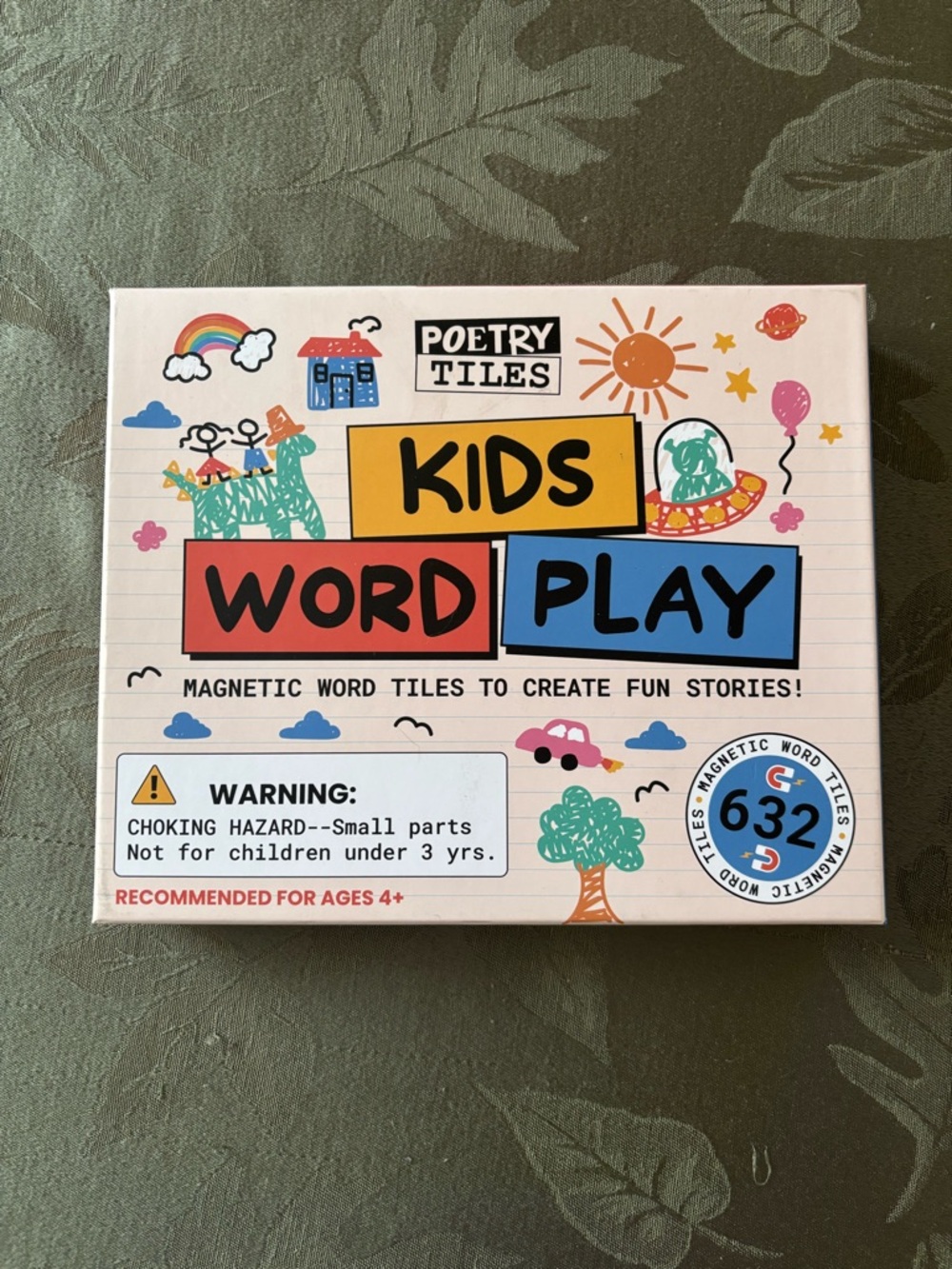 EUC magnetic Word tiles